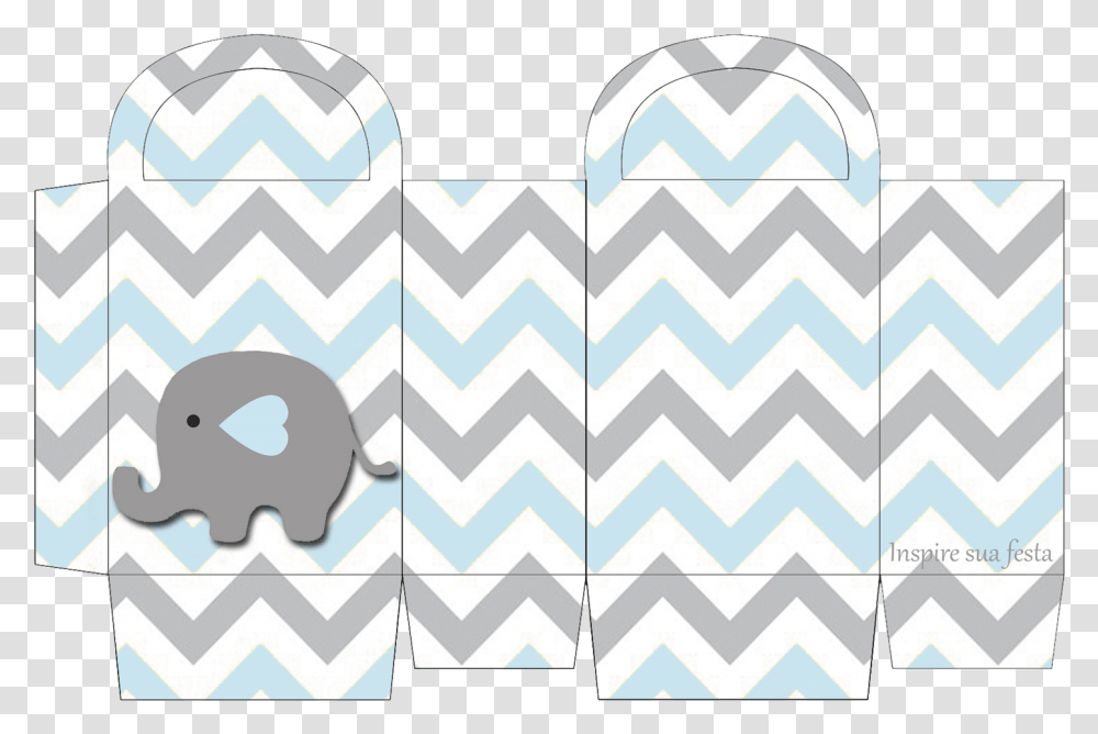 Baby Elephant In Grey And Light Blue Chevron Free Printable Kit Imprimible Lluvia De Amor, Rug, Poster, Advertisement, Collage Transparent Png