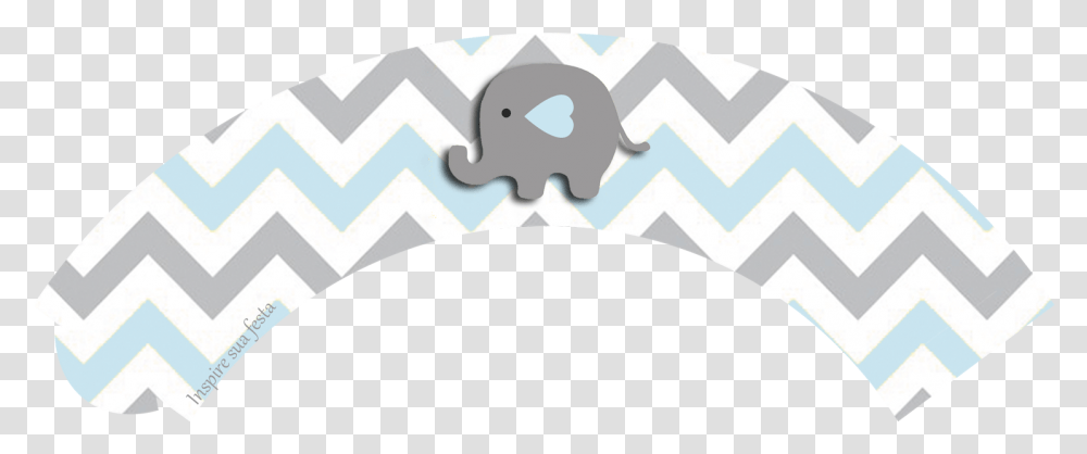 Baby Elephant In Grey And Light Blue Chevron Free Printable Wrappers Para Cupcakes Rosa, Outdoors, Rug, Nature, Animal Transparent Png