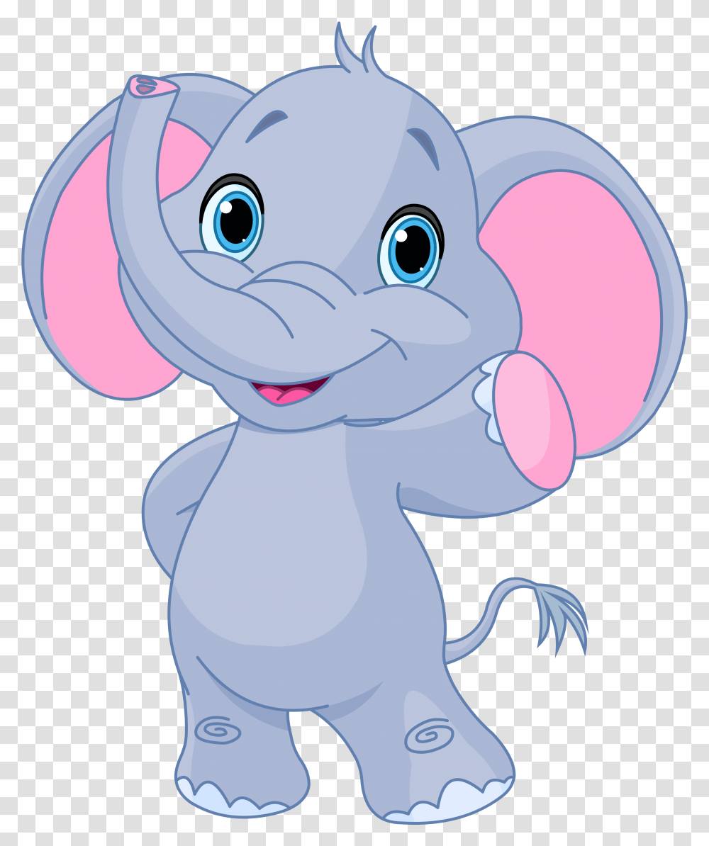 Baby Elephant White Clip Art Cartoon Elephant, Outdoors, Face, Drawing, Plush Transparent Png