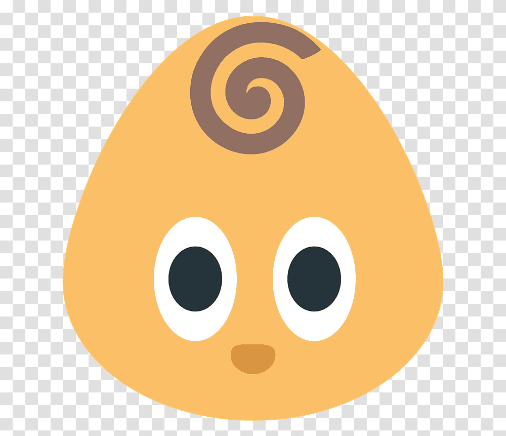 Baby Emoji Clipart Circle, Egg, Food, Easter Egg Transparent Png