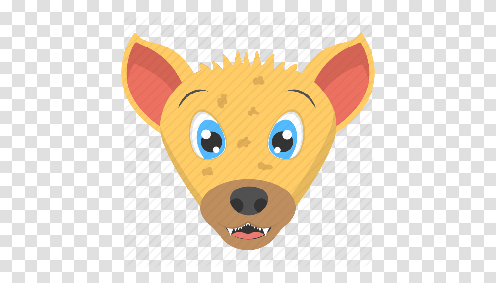 Baby Face Baby Hyena Baby Hyena Face Pet Animal Yellow Hyena Icon, Toy, Mammal, Pig Transparent Png