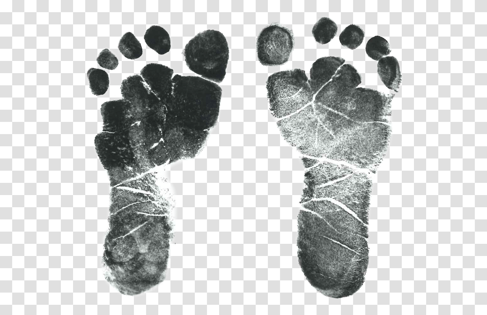 Baby Feet Baby Footprints Background, X-Ray Transparent Png