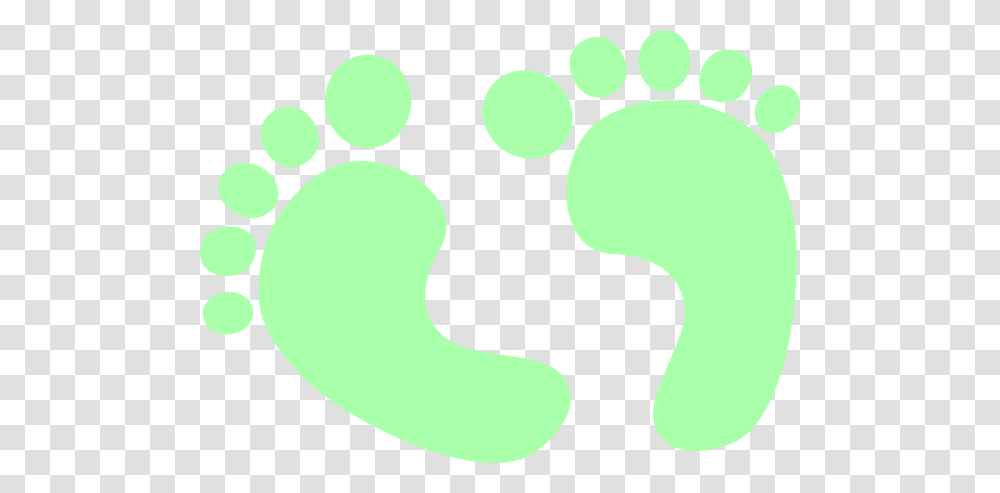 Baby Feet Baby Green Clip Arts For Web, Footprint Transparent Png