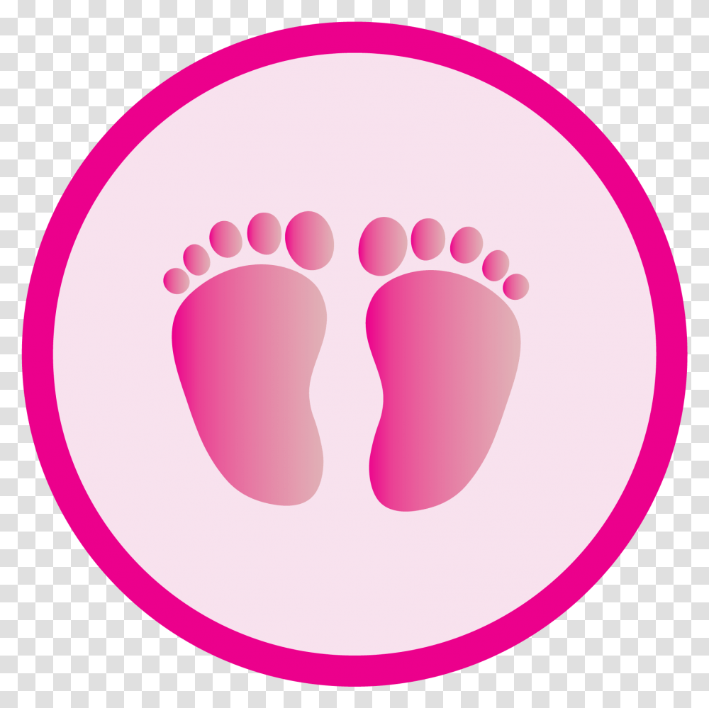 Baby Feet Clip Art Free Best Baby Feet Pink Clipart, Footprint, Purple Transparent Png