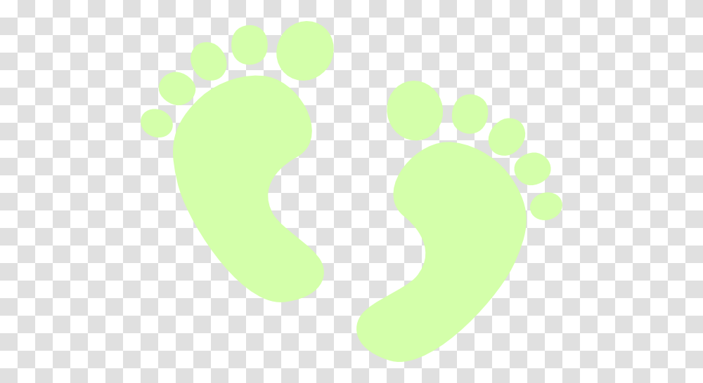 Baby Feet Green Clip Arts For Web, Footprint Transparent Png
