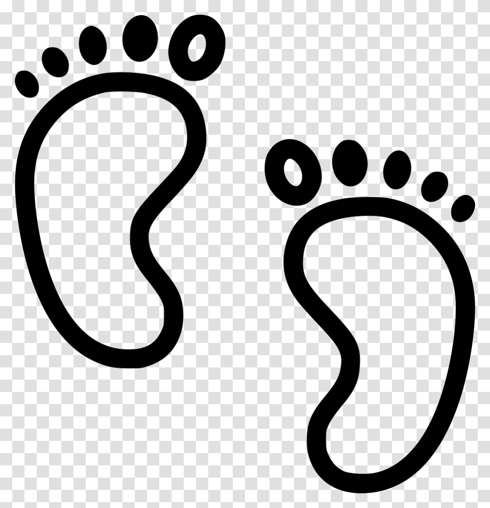 Baby Feet Icon Free Download, Footprint Transparent Png