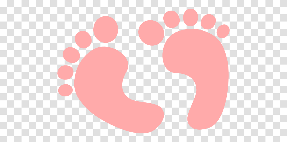 Baby Feet Peach Clip Art, Footprint Transparent Png