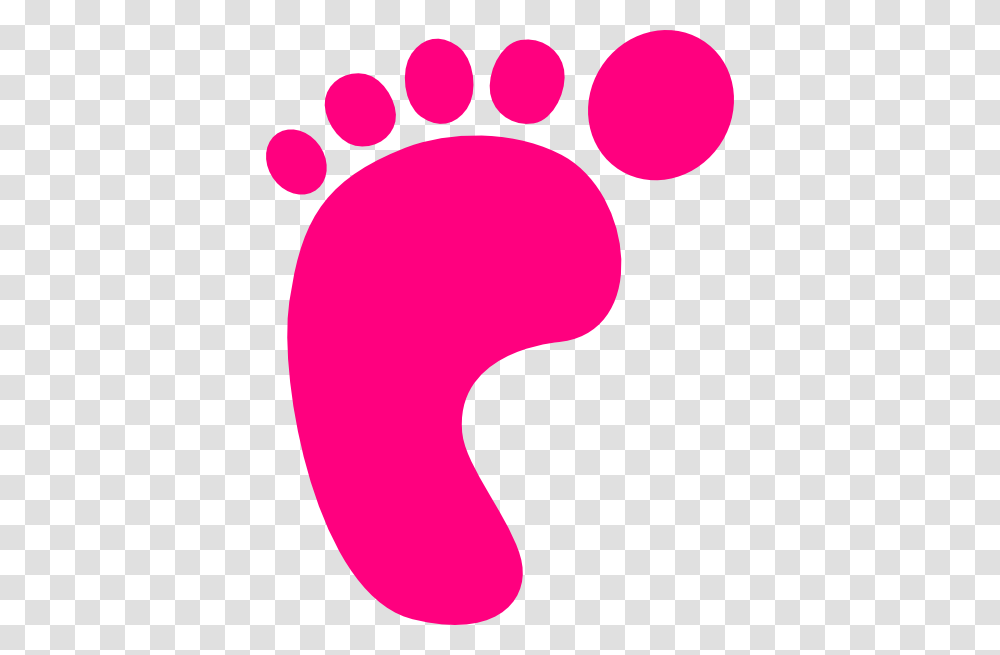 Baby Feet Pink Clip Art, Footprint Transparent Png
