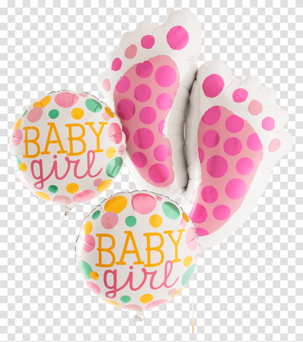 Baby Feet Pink Foil Balloon Bouquet Portable Network Graphics, Sweets, Food, Confectionery, Heart Transparent Png