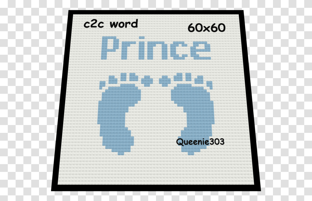 Baby Feet Prince C2c Cross Stitch, Rug, Nature, Outdoors Transparent Png