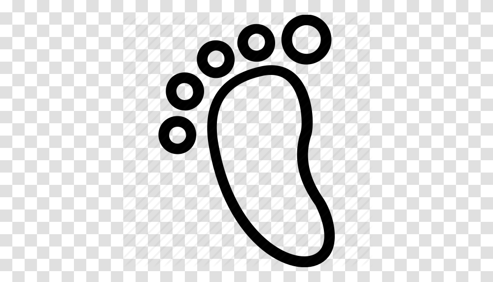 Baby Foot Foot Footprint Footstep Human Walk Walk Footprint Icon, Label Transparent Png