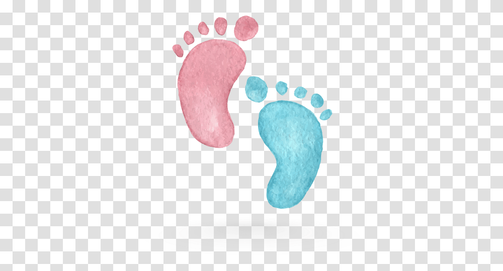 Baby Footprints Background Baby Feet Blue Watercolor,  Transparent Png