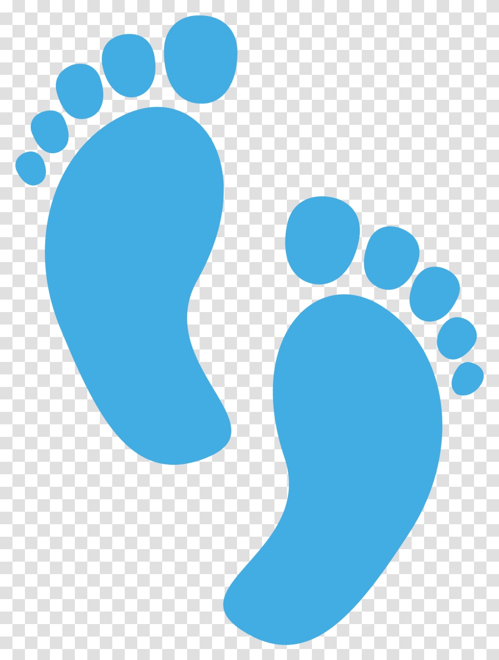 Baby Footprints Clipart Baby Feet Transparent Png