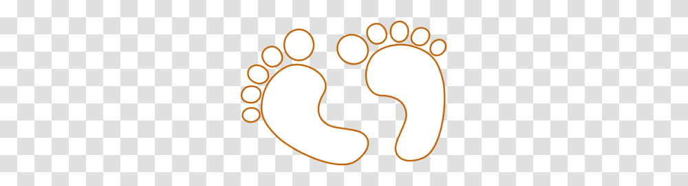Baby Footprints Outline Clip Art Transparent Png