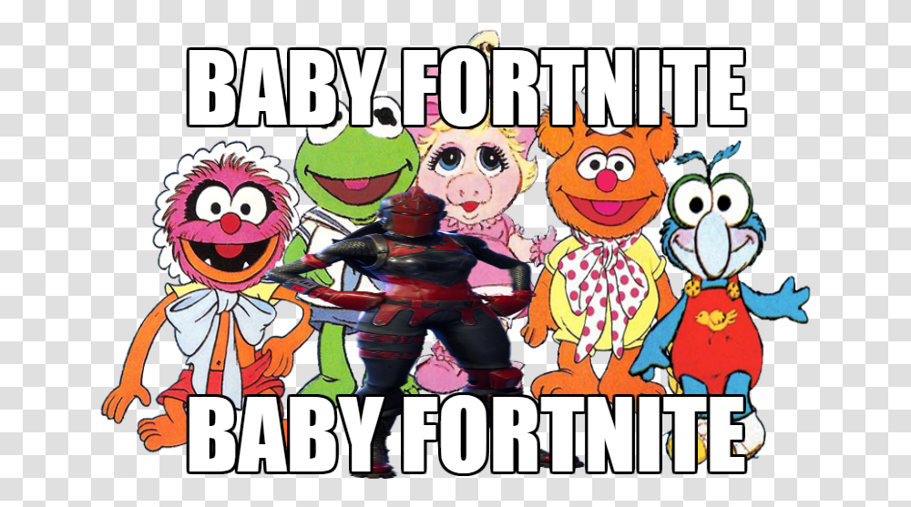 Baby Fortnite Okbuddyretard Welcome Muppet Babies Clipart, Comics, Book, Poster, Advertisement Transparent Png