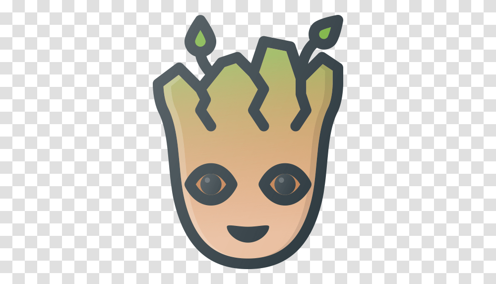 Baby Galaxy Groot Guardians Marvel Movie Of Icon, Toy, Piggy Bank Transparent Png