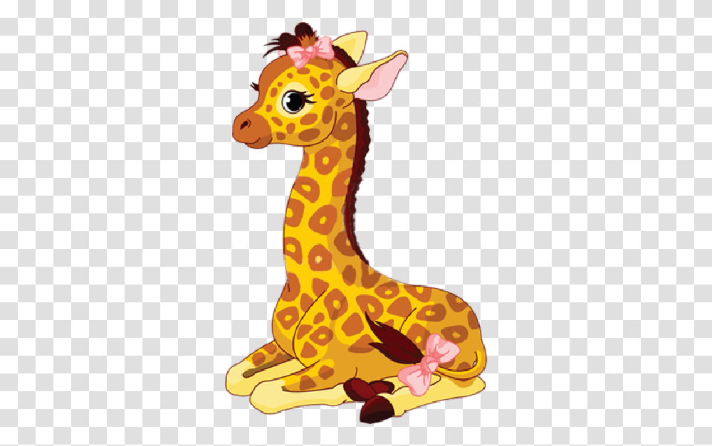 Baby Giraffe Cartoon Clip Art Animadas Imgenes De Jirafas, Mammal, Animal, Wildlife Transparent Png