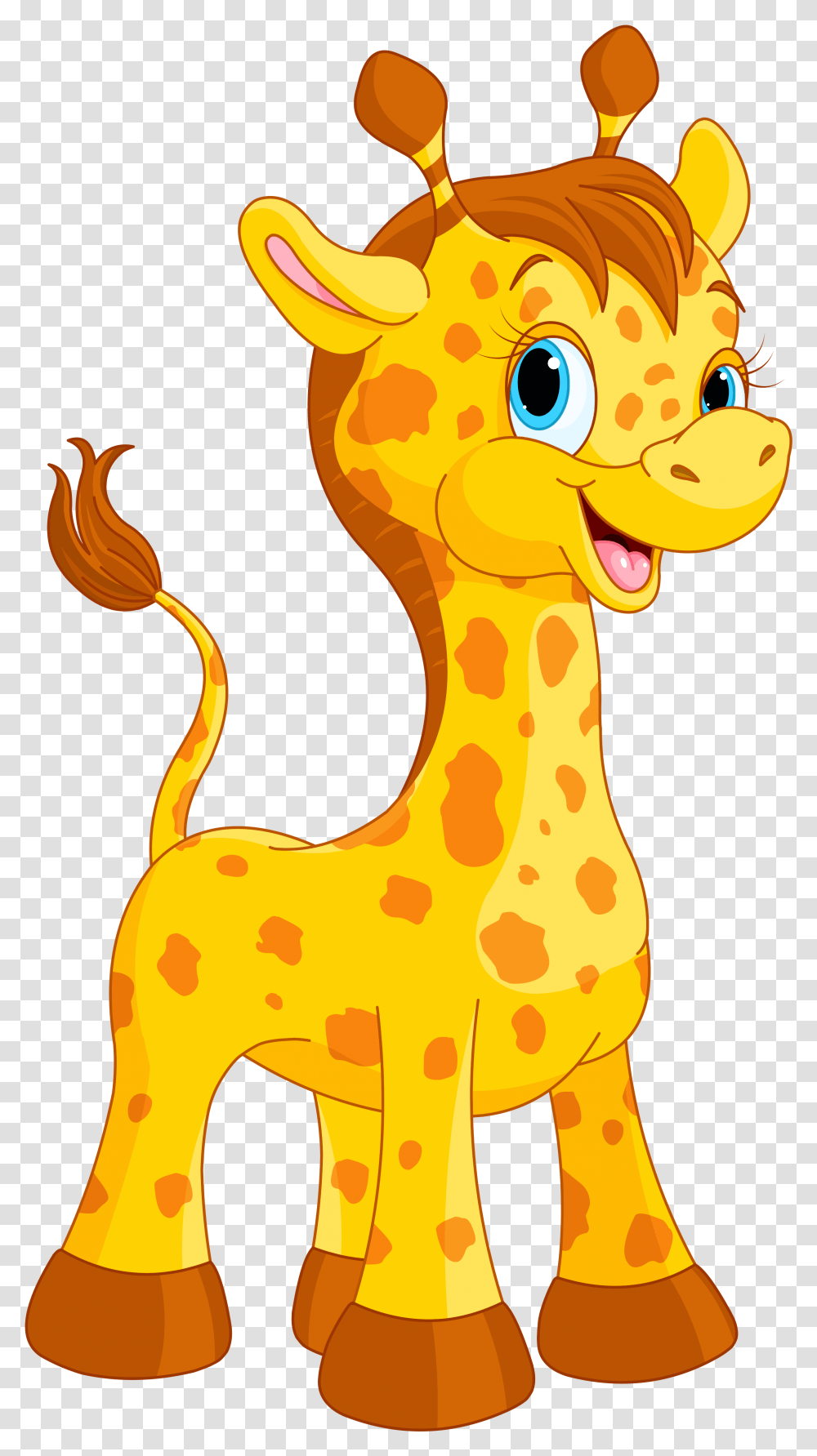 Baby Giraffe Imagen De Jirafa Animada, Animal, Mammal, Bird, Pet Transparent Png