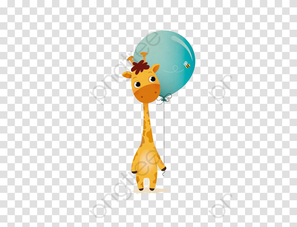 Baby Giraffe With Balloon, Outer Space, Astronomy, Planet, Animal Transparent Png