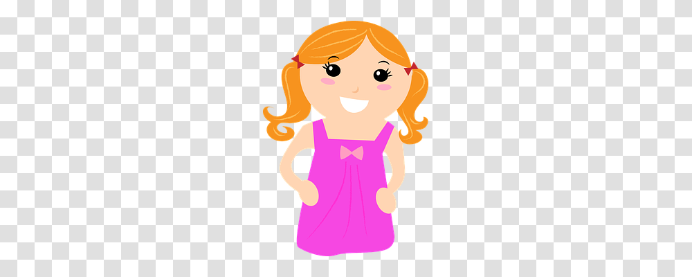 Baby Girl Person, Female, Drawing Transparent Png