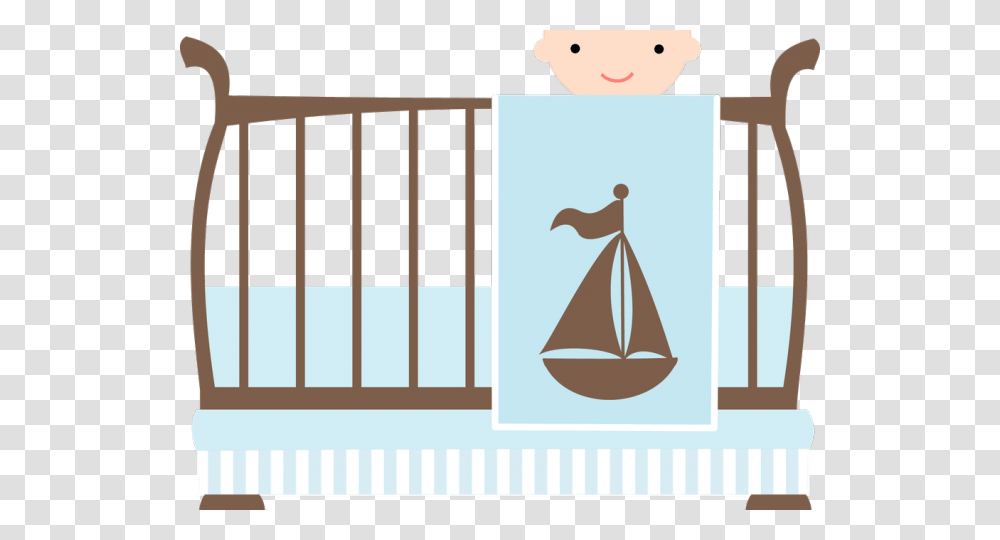 Baby Girl Clipart Crib Save The Date Baby Shower Boy, Furniture Transparent Png