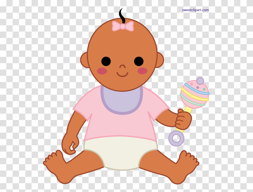 Baby Girl Clipart, Toy, Rattle Transparent Png