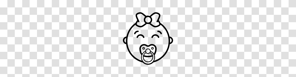 Baby Girl Icons Noun Project, Gray, World Of Warcraft Transparent Png