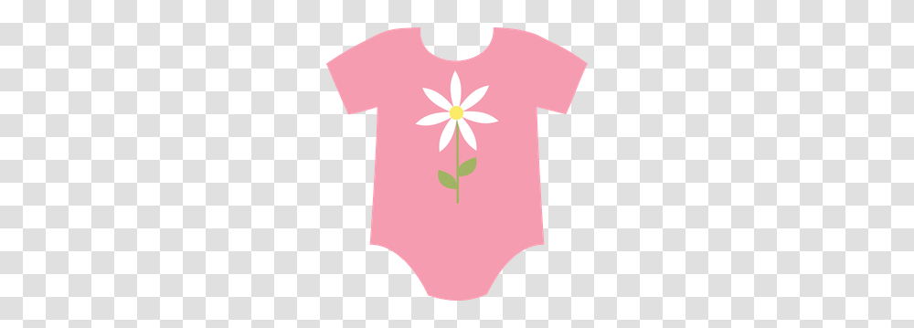 Baby Girl Onesie Clip Art Clip Art, Plant, Petal, Flower Transparent Png