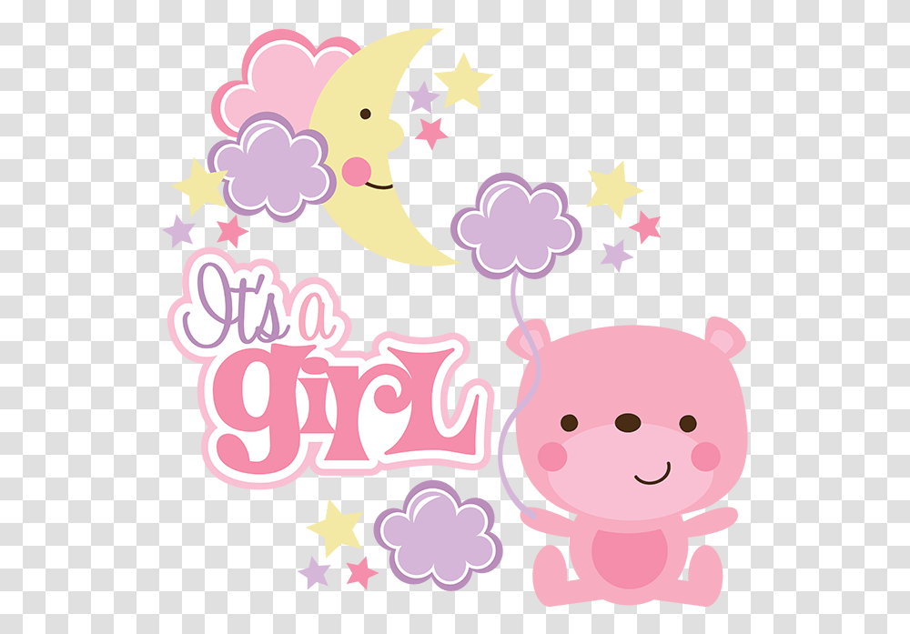 Baby Girl Svg Files Its A Girl Clipart, Graphics Transparent Png