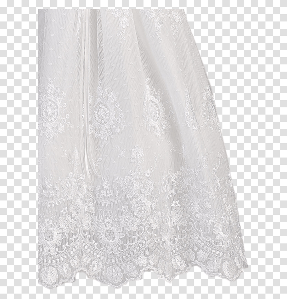Baby Girls Floral Embroidered Tulle Christening Gown Lace, Apparel, Rug, Robe Transparent Png
