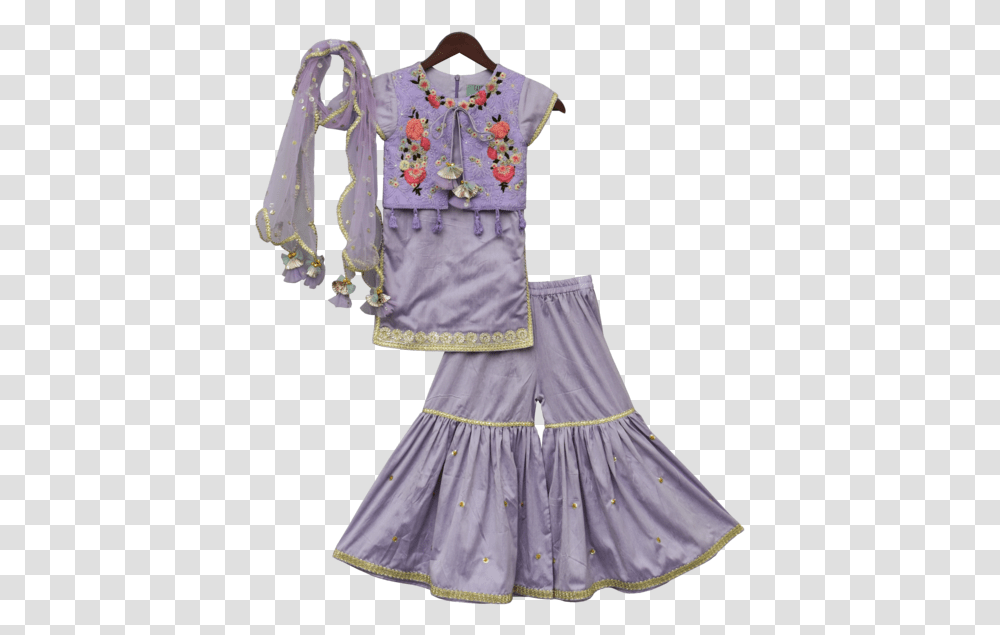 Baby Girls Sharara Dress Designs, Apparel, Skirt, Person Transparent Png