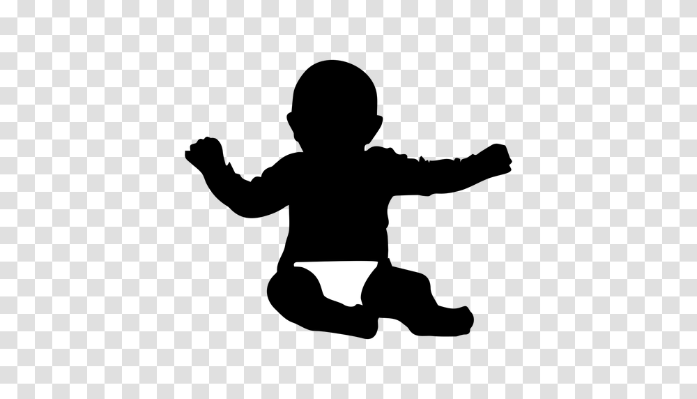 Baby Giving Hug Silhouette, Label, Underwear Transparent Png