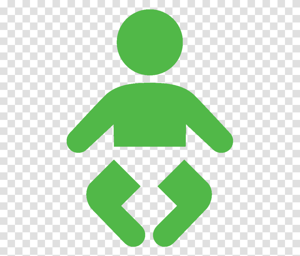 Baby Green Baby Icon Green, Recycling Symbol Transparent Png