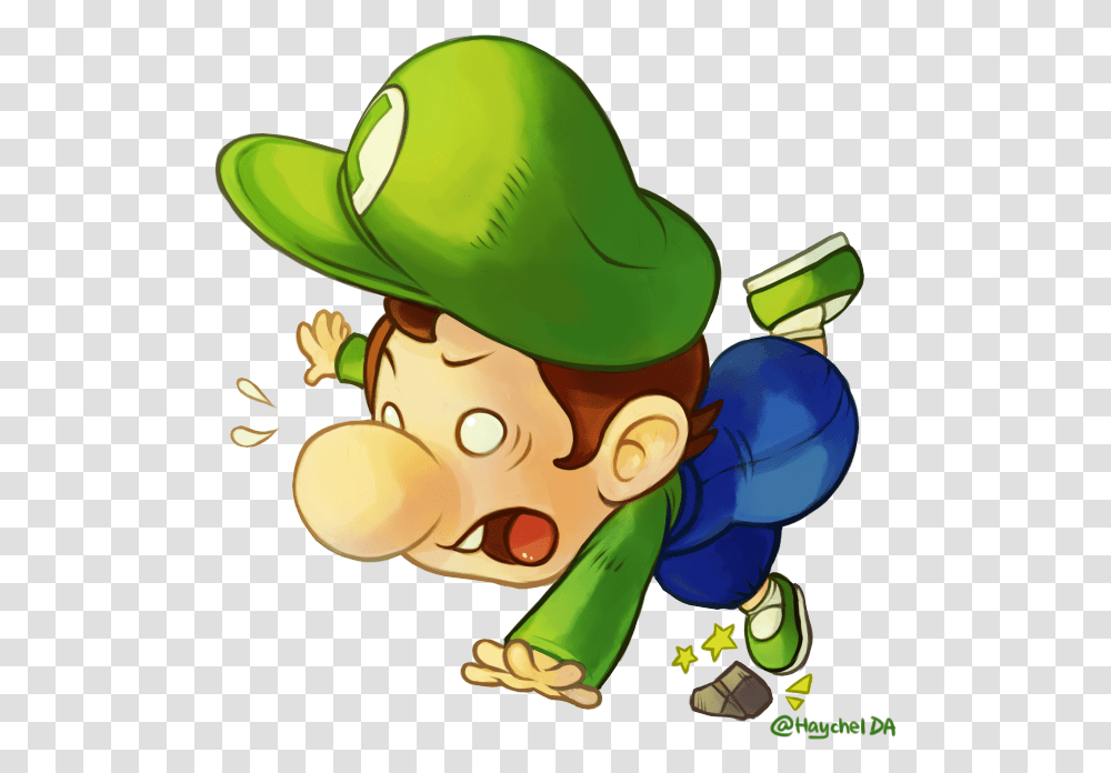 Baby Green Mario Baby Luigi Fan Art, Elf, Helmet, Plant Transparent Png