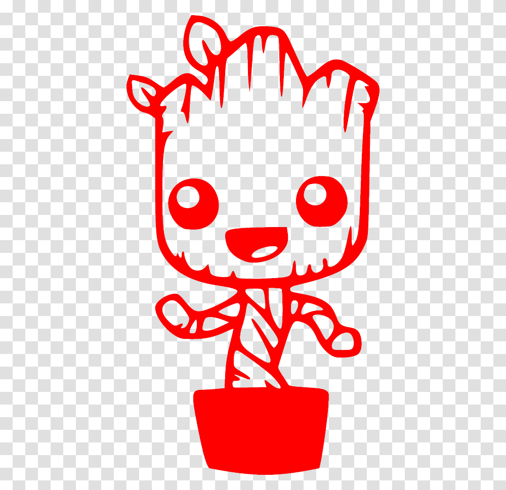 Baby Groot Dancing Guardians Of The Galaxy Funny Car Window Vinyl, Cupid, Ketchup, Food Transparent Png