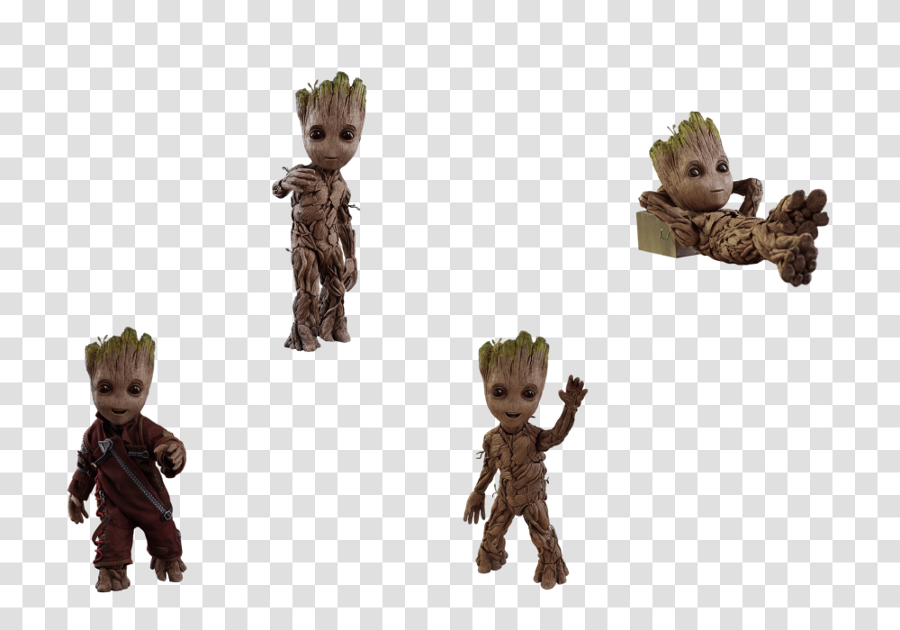 Baby Groot, Figurine, Person, Toy Transparent Png
