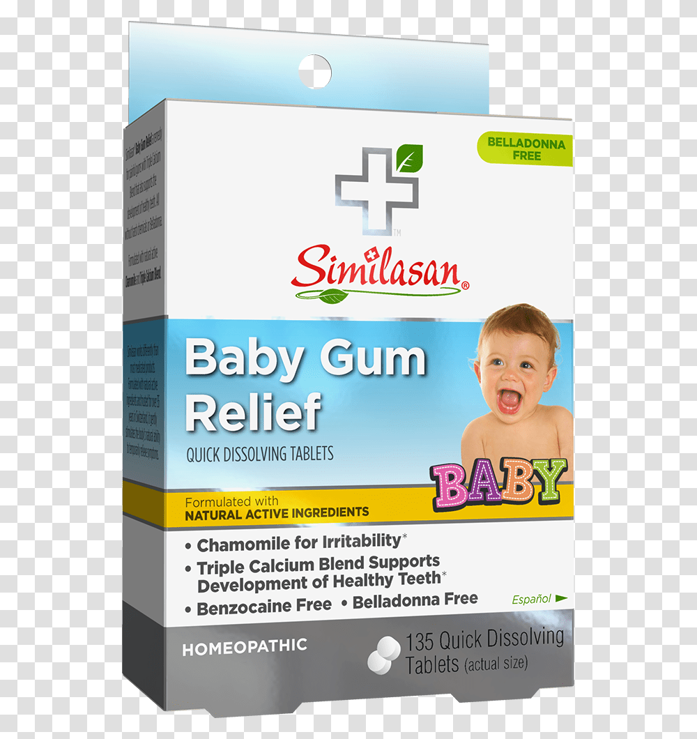 Baby Gum Relief Homeopathic Quick Dissolving Tablets Child, Person, Human, Flyer, Poster Transparent Png