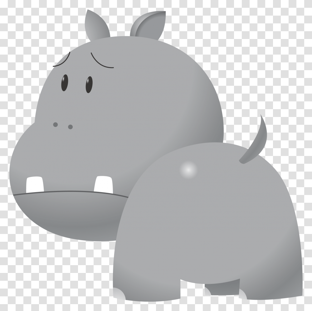 Baby Hippo Gey Baby Hippo Clipart, Piggy Bank, Lamp, Animal, Mammal Transparent Png