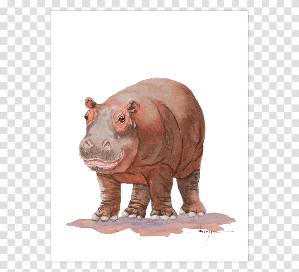 Baby Hippo Wall ArtClass Lazyload Blur UpStyle Black Rhinoceros, Mammal, Animal, Wildlife, Elephant Transparent Png