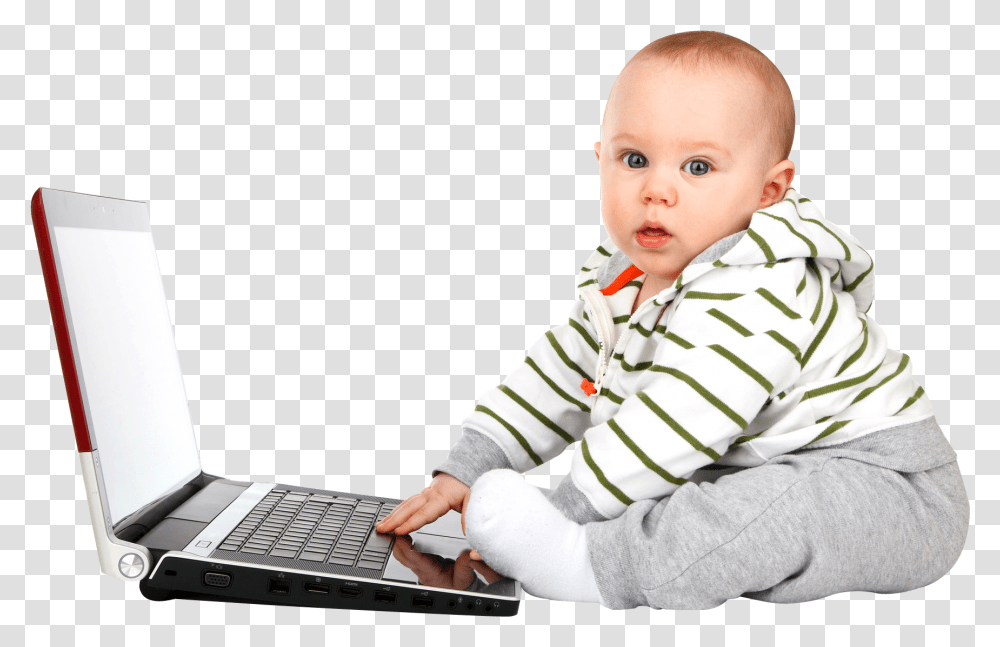 Baby Image, Laptop, Pc, Computer, Electronics Transparent Png