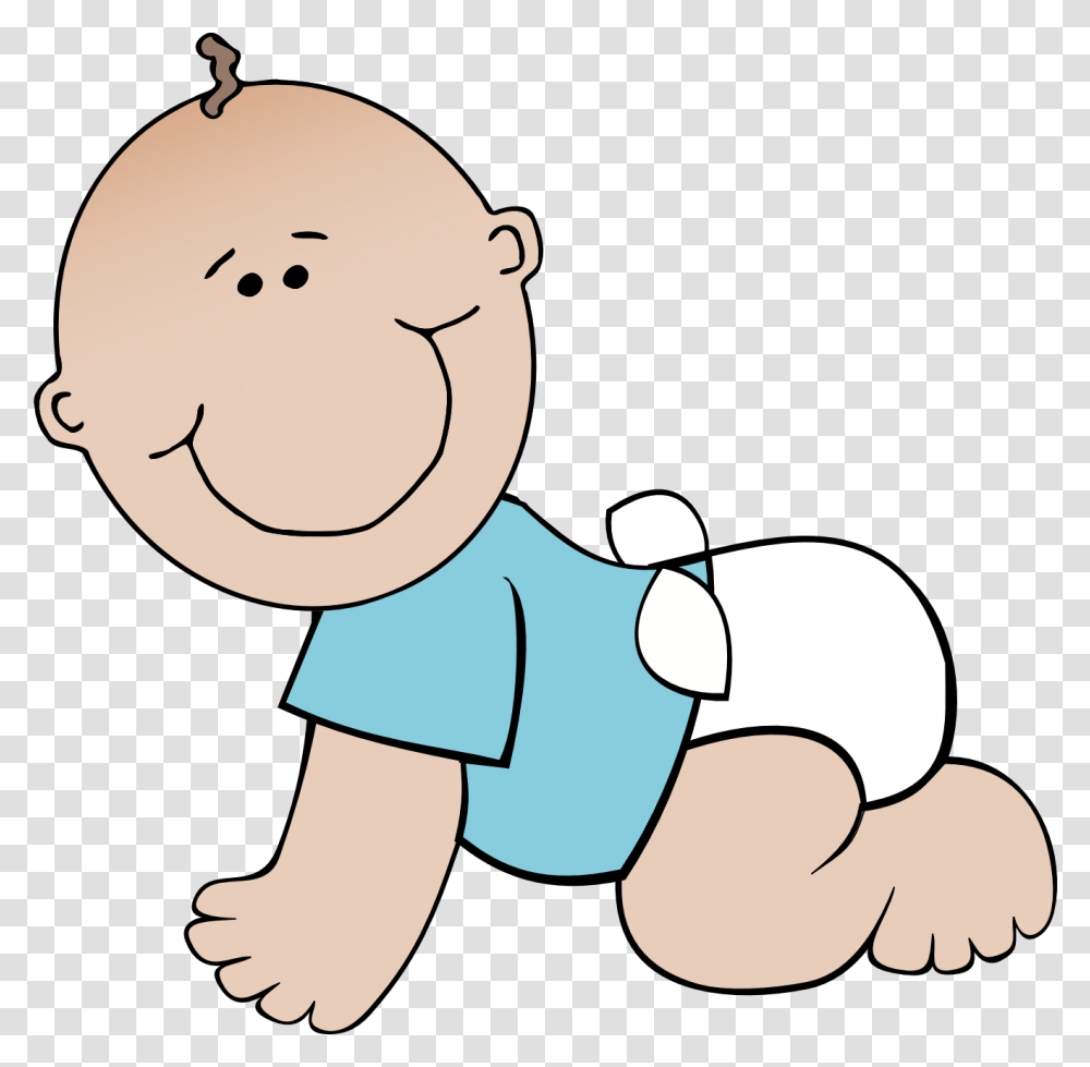 Baby In Diaper Clipart Transparent Png