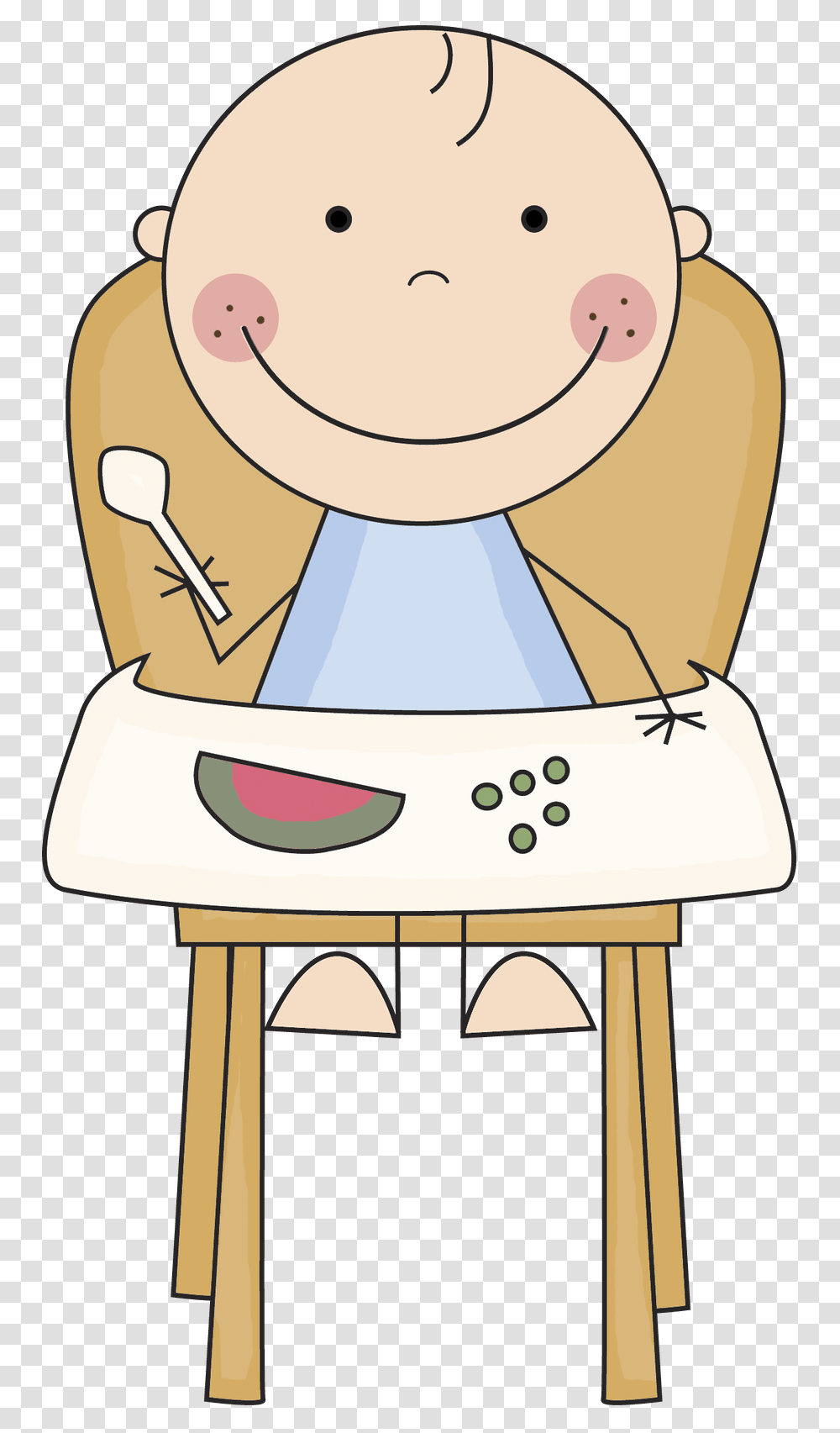 Baby In High Chair Clipart, Neck, Face, Plot, Helmet Transparent Png