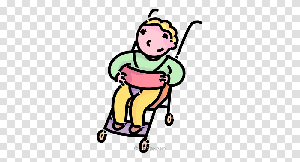 Baby In The Stroller Royalty Free Vector Clip Art Illustration, Outdoors, Curling, Sport, Sports Transparent Png