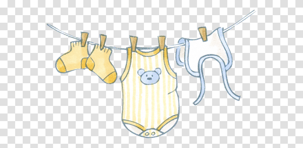 Baby Infant Clothes Clothing Hanging Hd Image Free Unisex Baby Clothes Clipart, Bib Transparent Png