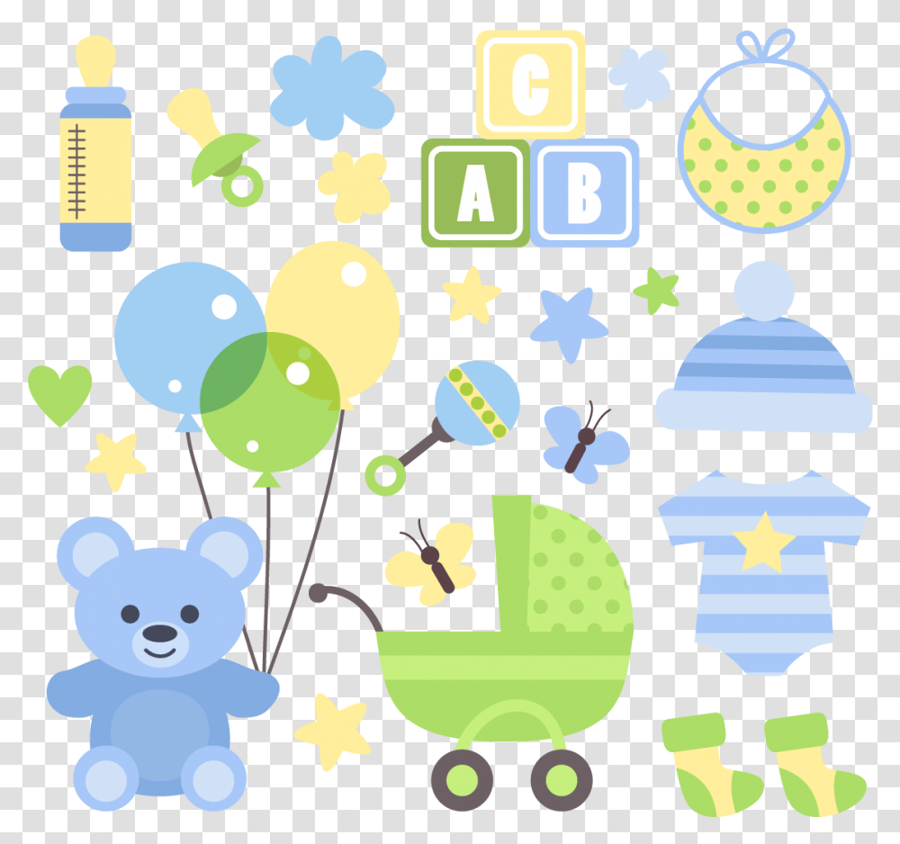 Baby Infant Toy Vector Transport Download Hq Clipart, Number, Balloon Transparent Png