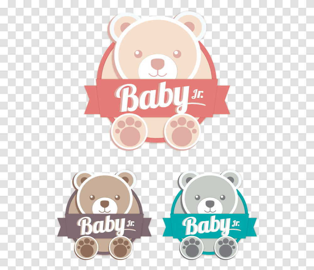 Baby Junior Logo Proposals Logo Baby Bear, Text, Animal, Mammal, Advertisement Transparent Png