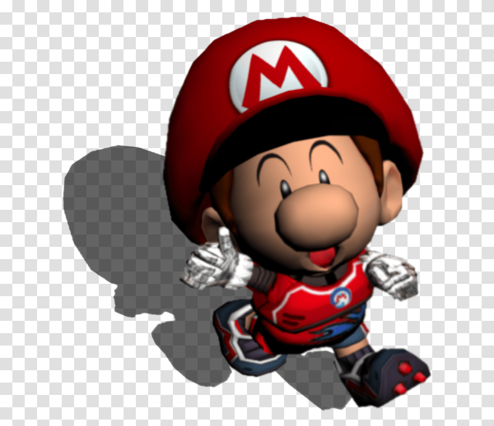Baby Mario Mario Strikers, Person, Human, Figurine, Super Mario Transparent Png