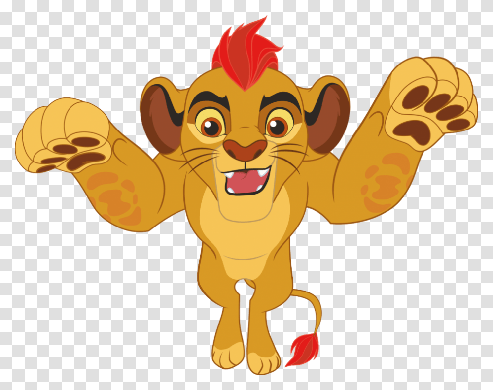 Baby Meet Kion The Protagonist In All New Disney Junior Kion Lion Guard, Animal, Mammal, Gold, Wildlife Transparent Png