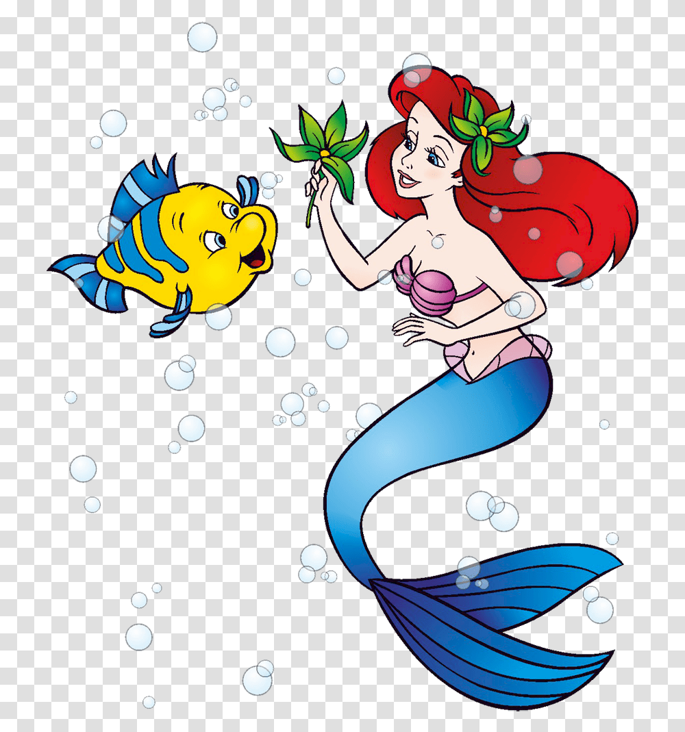 Baby Mermaid Clipart Disney Little Mermaid Clip Art, Paper, Floral Design, Pattern Transparent Png