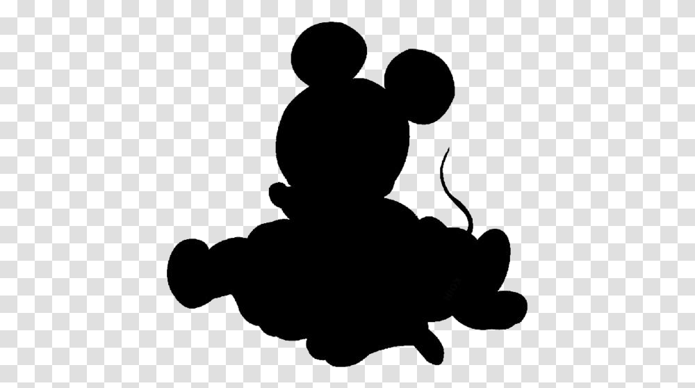 Baby Mickey Images Joga, Person, Human, Silhouette, Kneeling Transparent Png